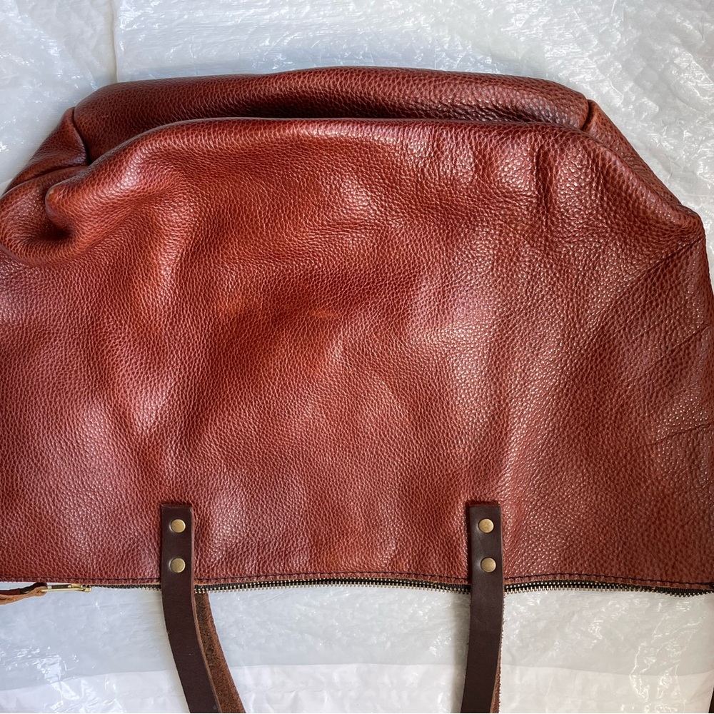 Portland Leather Nutmeg Tote, Size L, Great Condition - Picture 6 of 6